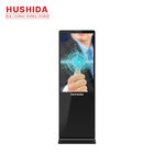 43inch Super Thin Digital Signage Capacitive Touchscreen Kiosk with Camera, 1080p Full HD Floor Standing Query Panel