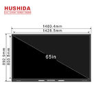 65 inch OEM ODM  dual system free standing touch screen smart flat whiteboard
